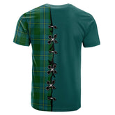 Irving of Bonshaw Tartan T-shirt - Lion Rampant And Celtic Thistle Style